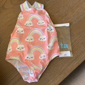 Sal & Pimenta drops of rainbow 2t swimsuit